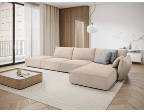 Divano angolare beige (angolo destro) Vanda - Mazzini Sofas