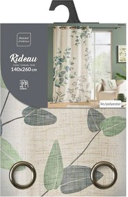 Tenda verde/beige 140x260 cm Botanica – douceur d'intérieur