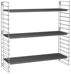 Libro Scaffale a 3 livelli, larghezza 70 cm - Metaltex