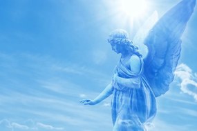 Stampa su tela – Magnifico angelo nel cielo
