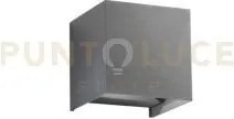 Applique biemissione led alfa grigio 20w 1800lm cct 3000k / 4000k i...