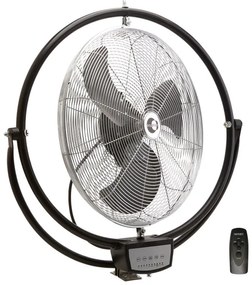 Ventilatore a parete EQUATION Minto nero 111 W Ø 50 cm