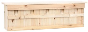 Casetta Per Passeri Con 5 Camere 68x15x21 Cm Legno Di Abete /