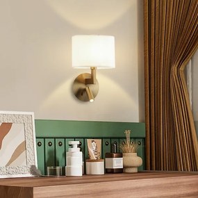 Brilagi - Applique a LED DAYA 1xE14/40W/230V + LED/3W color crema/oro