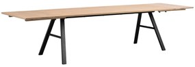 Tavolo da pranzo con piano in rovere 220x90 cm Brigham - Rowico
