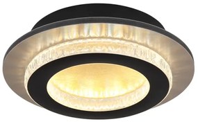 Globo 48042-12G - Plafoniera LED JAYDEN LED/12W/230V Ø 20 cm nero