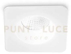 Room-65 square faretto da incasso ip65 7,5 w 38° 750 lm 3000 k 10x8...