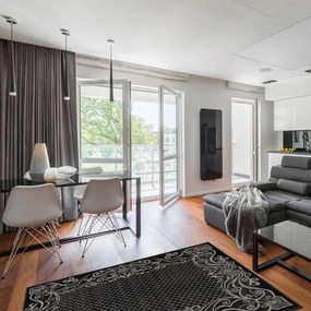 Tappeto grigio scuro 160x230 cm Soft - FD