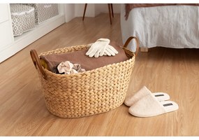 Cesto portabiancheria in seagrass colore naturale 100 l Belize - Compactor