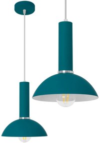 Lampada da soffitto pensile singola OSTI C Verde