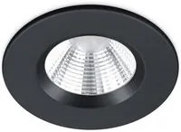 Faretto da Incasso Rotondo Zagros Nero Led 5W IP65 8 cm Trio Lighting