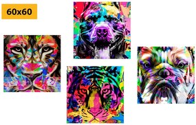 Set di quadri – In interessante stile pop art
