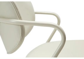 Poltrona in similpelle crema Zed - DAN-FORM Denmark