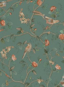 Eijffinger Tapete Good Nightingale - Petrol