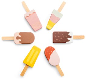 Set di ghiaccioli in legno - 6 pezzi
