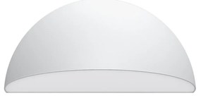 Applique Curva Monodirezionale con base E27 IP54 Bianca - Serie BRINA
