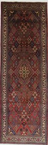 Meimeh Tappeto persiano 330 x 110 Rosso (Iran) Annodato A Mano