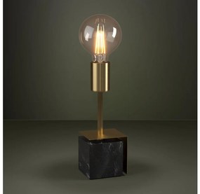 Eglo 390168 - Lampada da tavolo CARMITA 1xE27/40W/230V oro/nero marmo