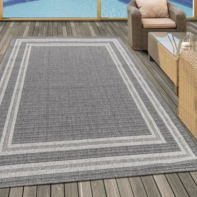 Tappeto grigio per esterni 200x290 cm Aruba - Ayyildiz Carpets