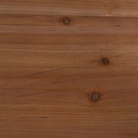 Cassettiera bassa blu in legno di abete 115x90 cm Shabby - Ixia