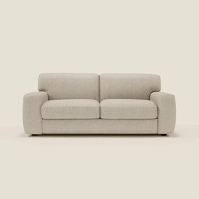 Cloud Divano letto materasso H17 cm dai morbidi cuscini in tessuto impermeabile T06 panna