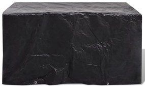 Coperture arredi giardino 2 pz 8 occhielli 180x70x90 cm