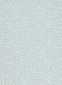 Nina Campbell Carta da parati Kingsley - Duck Egg/ Ivory
