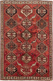 Gashghai Tappeto 170x250 Rosso (Iran) Annodato A Mano