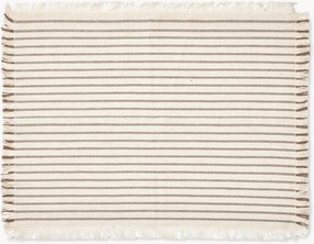 Set di 2 tovagliette in cotone con frange Elouise