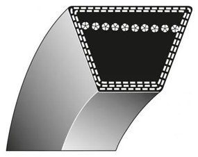 Cinghia trasmissione compatibile trattorino HUSQVARNA PROFLEX 18 - PROFLEX 20