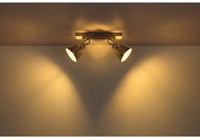 Globo 15366Z-2 - Faretto GÜNTHER 2xE27/60W/230V