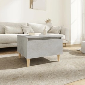 Tavolino Grigio Cemento 50x46x35 Cm İn Legno Multistrato /