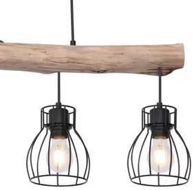 Globo 15326-4N - Lampadario a sospensione con filo MINA 4xE27/40W/230V