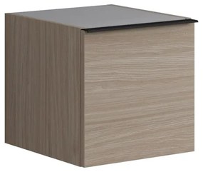 Struttura semi colonna da bagno Pixel 1 anta olmo rousseau L 40 x H 40 x P 45.5 cm