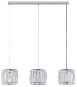 Sofia Lampada a Sospensione Transparent/Chrome - Lindby