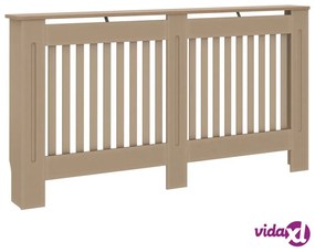 vidaXL Copertura per Radiatore 152x19x81,5 cm in MDF