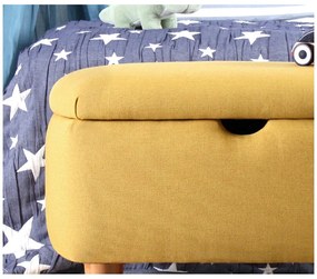 Pouf giallo per bambini Moouv - Artie