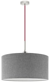 Eglo - Lampadario LED a cavo TUNJA 1xE27/60W/230V grigio