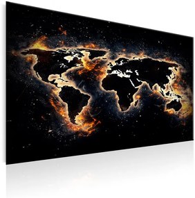 Quadro Fiery World  Colore Nero, Dimensioni e Misure 120x80