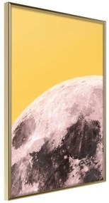 Poster  Pink Moon  Cornice Quadri Cornice d'oro, Larghezza x Altezza Home decor 40x60