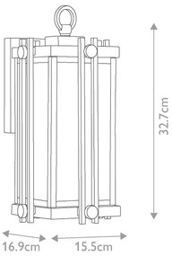 Quoizel - Applique da esterno GOLDENROD 1xE27/100W/230V IP44