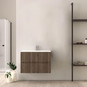 Mobile bagno Noce cannettato 80 cm Riga