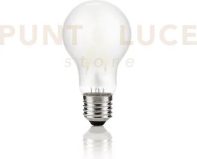 Lampadina attacco e27 in vetro goccia bianco satinato 8 w 920 lm 30...