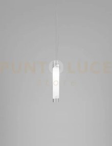 Lio sospensione cristallo bianco nickel satinato l22cc led 2700k 12...