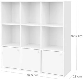 Libreria DOVARO bianca