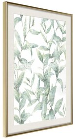 Poster  Sheer Batiste  Cornice Quadri Cornice d'oro con passe-partout, Larghezza x Altezza Home decor 30x45