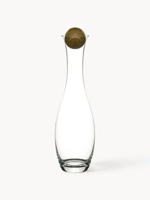 Caraffa in vetro soffiato con tappo in legno Eden, 1 L