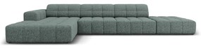 Divano angolare turchese (angolo sinistro) Chicago - Cosmopolitan Design