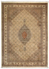 Tabriz Tappeto orientale 250x350 Beige (Indian) Annodato A Mano