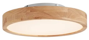 Plafoniera scandinava in legno 40 cm con LED dimmerabile - Pecker